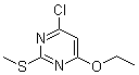 structure of CAS# 221679-84-1, 4-Chloro-6-ethoxy-2-methylsulfanylpyrimidine