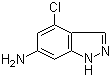 structure of CAS# 221681-84-1, 4-氯-1H-吲唑-6-胺