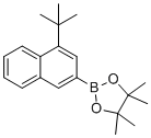 structure of CAS# 2217657-10-6, 2-(4-(叔-丁基)萘-2-基)-4,4,5,5-四甲基-1,3,2-二氧硼杂环戊烷