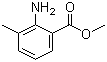 CAS # 22223-49-0, Methyl 2-amino-3-methylbenzoate, Methyl 3-methyl-2-aminobenzoate, 2-Amino-3-methylbenzoic acid methyl ester