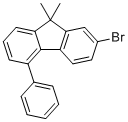 structure of CAS# 2222970-00-3, 2-Bromo-9,9-dimethyl-5-phenyl-9H-fluorene