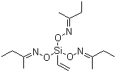 structure of CAS# 2224-33-1, Vinyltris(methylethylketoxime)silane