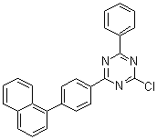 CAS # 2229752-36-5, 2-Chloro-4-[4-(1-naphthalenyl)phenyl]-6-phenyl-1,3,5-triazine