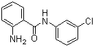 structure of CAS# 22312-61-4, 2-氨基-N-(3-氯苯基)苯甲酰胺