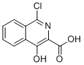 structure of CAS# 223388-21-4, 1-氯-4-羟基异喹啉-3-羧酸