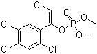 CAS # 22350-76-1, Tetrachlorvinphos, (E)-2-Chloro-1-(2,4,5-trichlorophenyl)ethenylphosphoric acid dimethyl ester