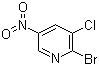 2-Bromo-3-chloro-5-nitropyridine molecular structure (CAS 22353-41-9)