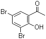 structure of CAS# 22362-66-9, 3',5'-二溴-2'-羟基苯乙酮