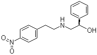 CAS 登录号：223673-34-5, (alphaR)-alpha-[[[2-(4-硝基苯基)乙基]氨基]甲基]苯甲醇