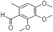 structure of CAS# 22383-85-3, 2,3,4-Trimethoxy-6-methylbenzaldehyde