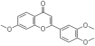 structure of CAS# 22395-24-0, 7,3',4'-Trimethoxyflavone