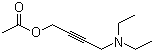 structure of CAS# 22396-77-6, 4-(二乙氨基)-2-丁炔醇乙酸酯