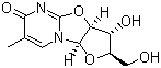 structure of CAS# 22423-26-3, 2,2'-Anhydro-5-methyluridine