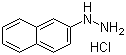 structure of CAS# 2243-58-5, 2-Naphthylhydrazine hydrochloride