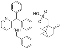 CAS # 2243127-08-2, Maropitant Impurity 3, (2R,3R)-2-benzhydryl-N-benzylquinuclidin-3-amine-(D)-10-camphorsulfonate