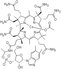 structure of CAS# 22465-48-1, Hydroxocobalamin acetate