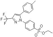 CAS 登录号：2247197-67-5, 4-[5-(4-甲基苯基)-3-(三氟甲基)-1H-吡唑-1-基]苯磺酸乙酯