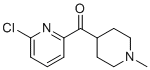 structure of CAS# 225112-16-3, (6-氯-2-吡啶基)(1-甲基-4-哌啶基)-甲酮