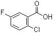 structure of CAS# 2252-50-8, 2-氯-5-氟苯甲酸