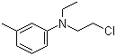 structure of CAS# 22564-43-8, N-乙基-N-氯乙基-3-甲基苯胺