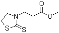 CAS # 22623-71-8, 2-Thioxo-3-thiazolidinepropanoic acid methyl ester, NSC 122632