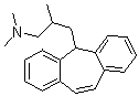 structure of CAS# 22649-70-3, beta,N,N-三甲基-5H-二苯并[a,d]环庚烯-5-丙胺