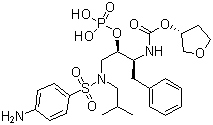 structure of CAS# 226700-79-4, Fosamprenavir