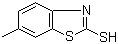 structure of CAS# 2268-79-3, 6-甲基-2-巯基苯并噻唑