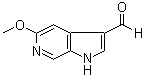 structure of CAS# 227180-23-6, 5-甲氧基-1H-吡咯并[2,3-c]吡啶-3-甲醛