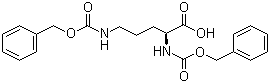 N,N'-双[苄氧羰基]-L-鸟氨酸分子结构 (CAS 2274-58-0)