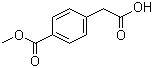 structure of CAS# 22744-12-3, 4-(甲氧羰基)苯乙酸