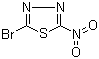 structure of CAS# 22758-10-7, 2-溴-5-硝基-1,3,4-噻二唑