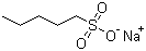 戊烷磺酸钠分子结构 (CAS 22767-49-3)
