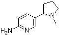 structure of CAS# 22790-82-5, 6-氨基-DL-烟碱
