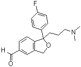 CAS # 227954-87-2, 1-[3-(Dimethylamino)propyl]-1-(4-fluorophenyl)-1,3-dihydro-5-isobenzofurancarboxaldehyde