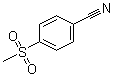 structure of CAS# 22821-76-7, 4-Methanesulfonylbenzonitrile