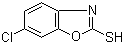 structure of CAS# 22876-20-6, 6-Chloro-2-benzoxazolethiol