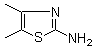 structure of CAS# 2289-75-0, 4,5-二甲基-2-噻唑胺
