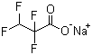 structure of CAS# 22898-01-7, Sodium 2,2,3,3-tetrafluoropropionate