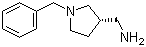structure of CAS# 229323-07-3, (3S)-1-(苯甲基)-3-吡咯烷甲胺