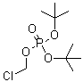 structure of CAS# 229625-50-7, 磷酸二叔丁酯氯甲基酯