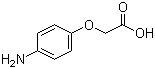 (4-氨基苯氧基)乙酸分子结构 (CAS 2298-36-4)