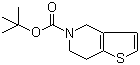 structure of CAS# 230301-73-2, tert-Butyl 6,7-dihydrothieno[3,2-c]pyridine-5(4H)-carboxylate