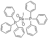 structure of CAS# 23032-93-1, Iododioxobis(triphenylphosphine)rhenium