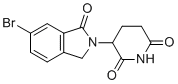 structure of CAS# 2304513-76-4, 3-(6-溴-1-氧代异吲哚啉-2-基)哌啶-2,6-二酮