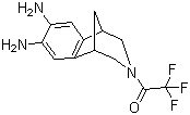 structure of CAS# 230615-69-7, 2,3,4,5-四氢-3-(三氟乙酰基)-1,5-甲桥-1H-3-苯并氮杂卓-7,8-二胺