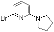 structure of CAS# 230618-41-4, 2-溴-6-(吡咯烷-1-基)吡啶