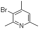 structure of CAS# 23079-73-4, 3-Bromo-2,4,6-trimethylpyridine