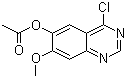 structure of CAS# 230955-75-6, 6-Acetoxy-4-chloro-7-methoxyquinazoline