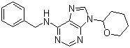 structure of CAS# 2312-73-4, N-Benzyl-9-(tetrahydro-2H-pyran-2-yl)adenine